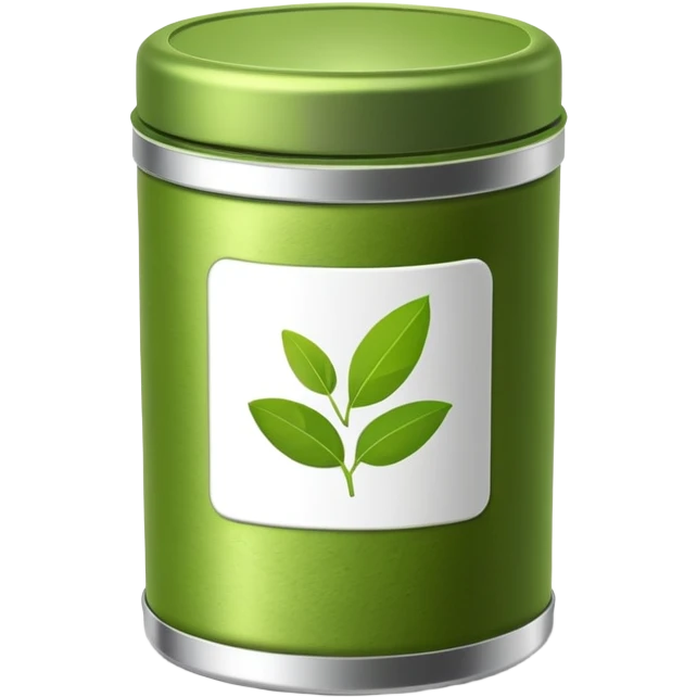 matcha powder container emoji