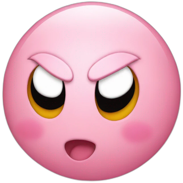 kirby say hello emoji