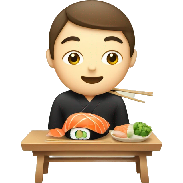 Eating sushi  emoji