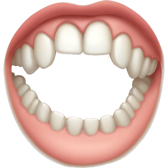 Side tooth missing on female  emoji