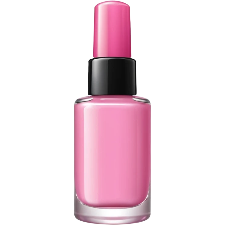 Pink nail polish bottle emoji