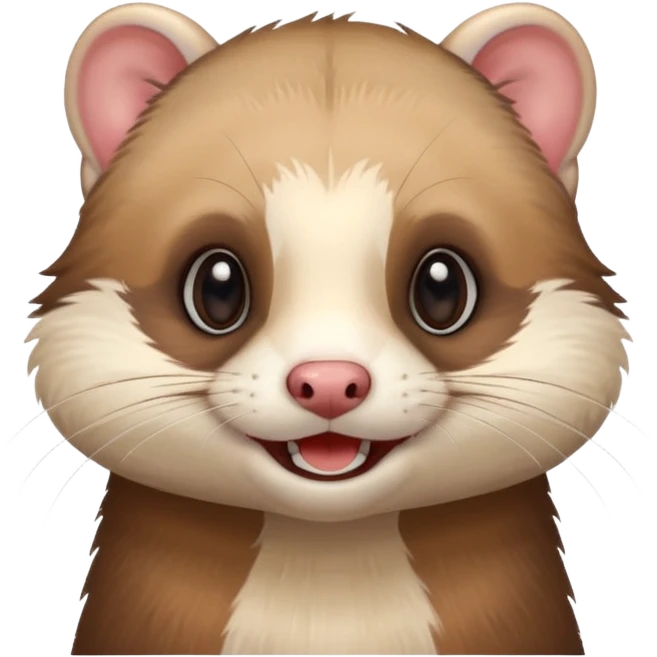 smiling ferret emoji