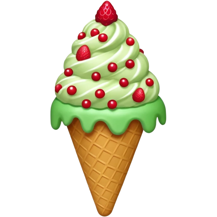 Helados estilo navidad  emoji