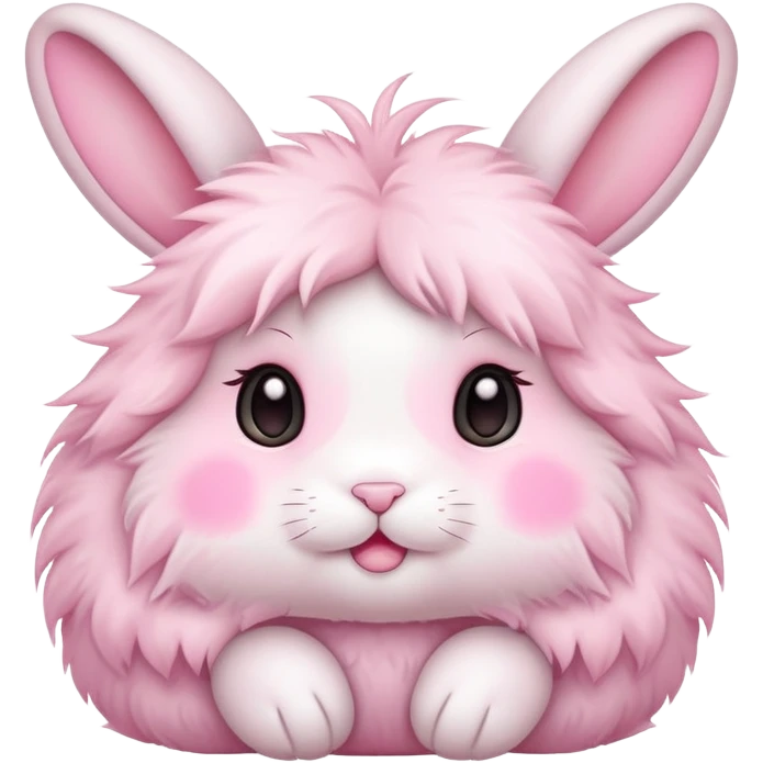 Bunny rabbit cute and kawaii baby pink  emoji