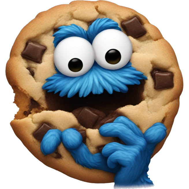 Cookie monster emoji
