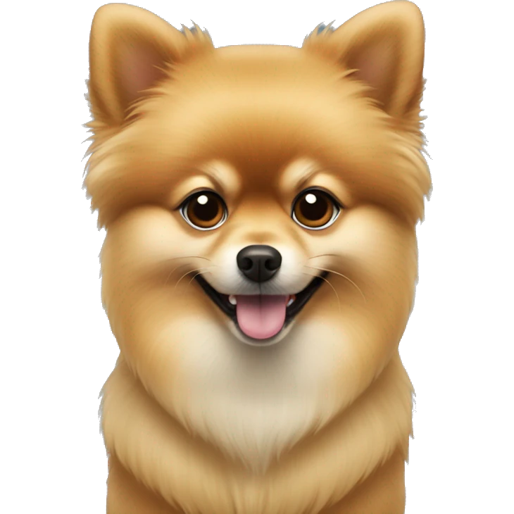 A Pomeranian in a suitКак  emoji