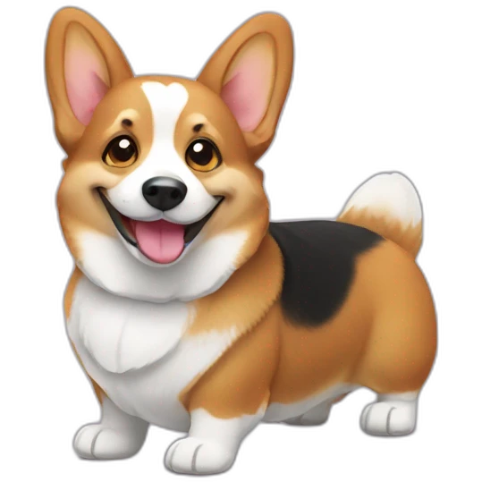 smiling-corgi emoji