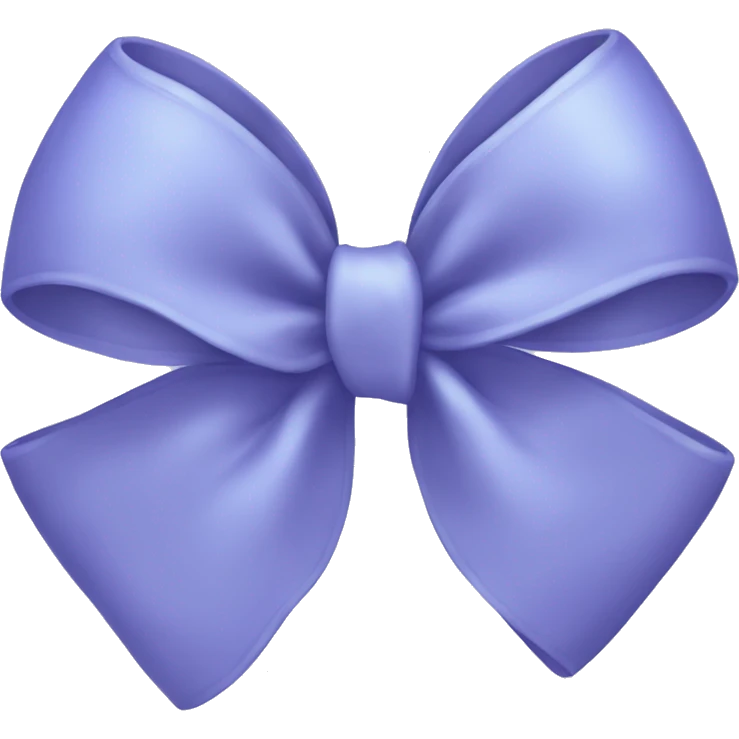Perriwinkle bow emoji