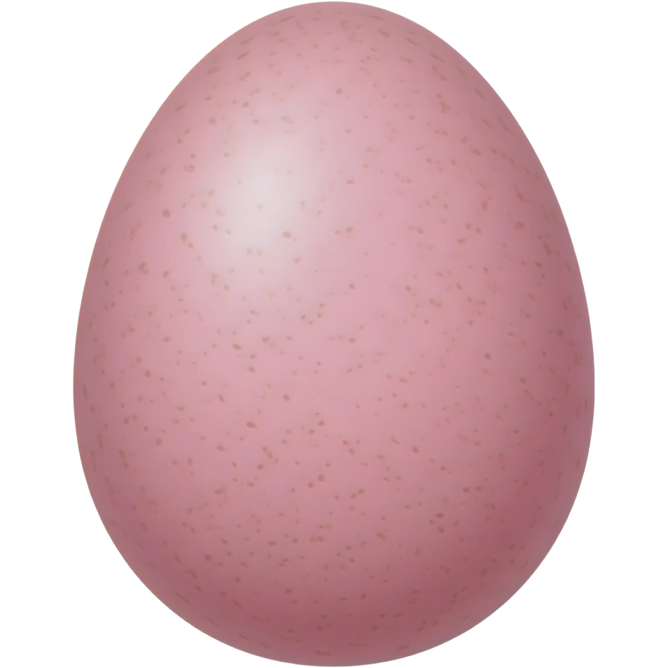Egg pink emoji