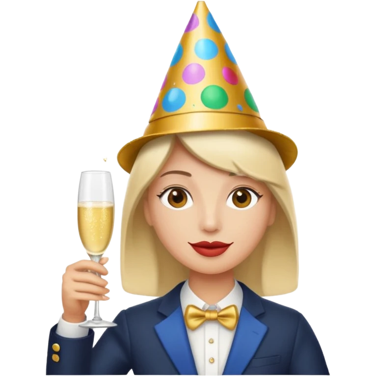 The holiday season party emoji