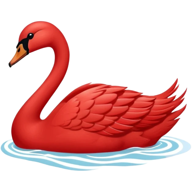 Red swan emoji