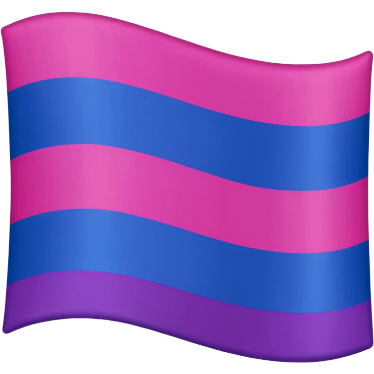 A bisexual flag emoji