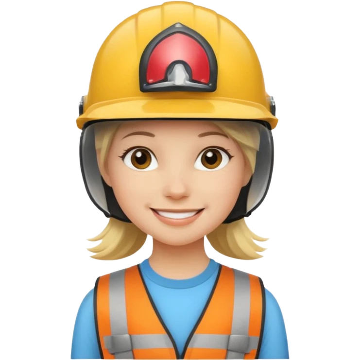 girl with helmet emoji
