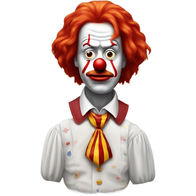 ronald mcdonald sad emoji