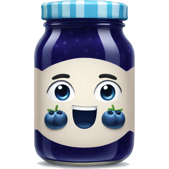 Blue berry jam emoji