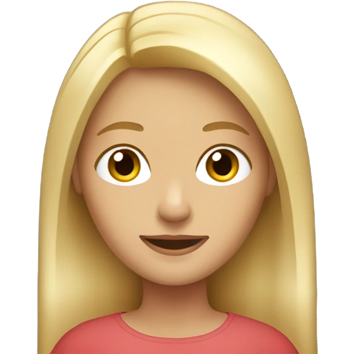  Chica rubia  emoji