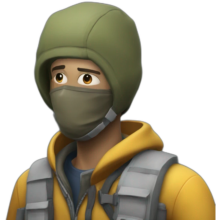 covid-19 sick person as the DayZ game character emoji