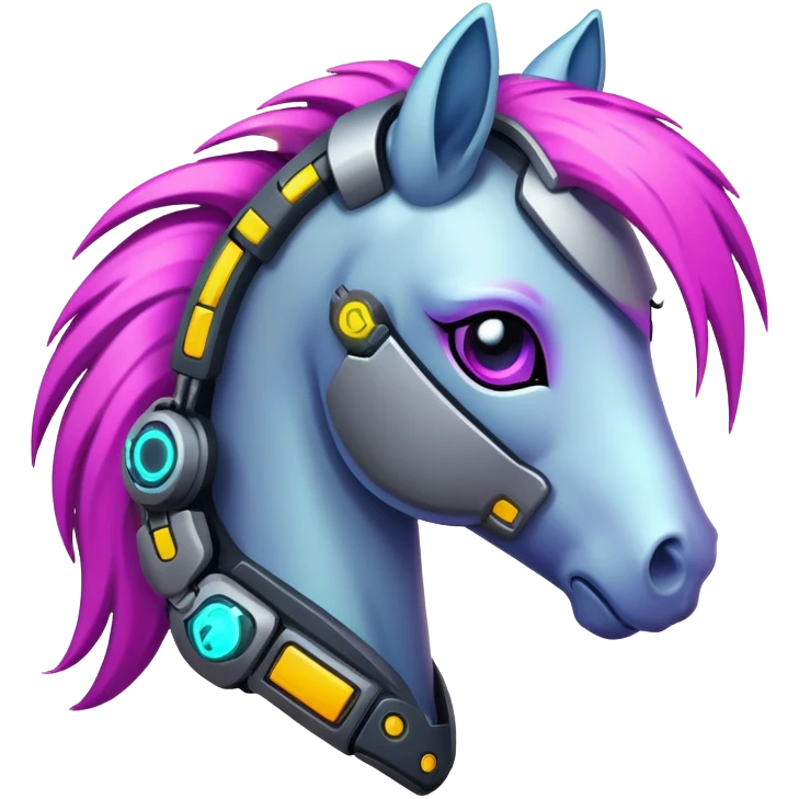 My little pony friendship is magic. Cyberpunk ponys emoji