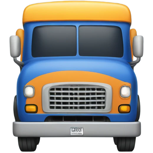 Mail truck  emoji
