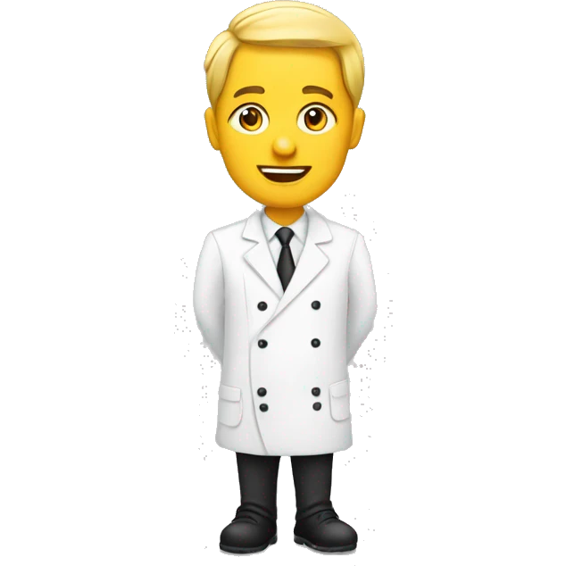 serveur avec plateau emoji