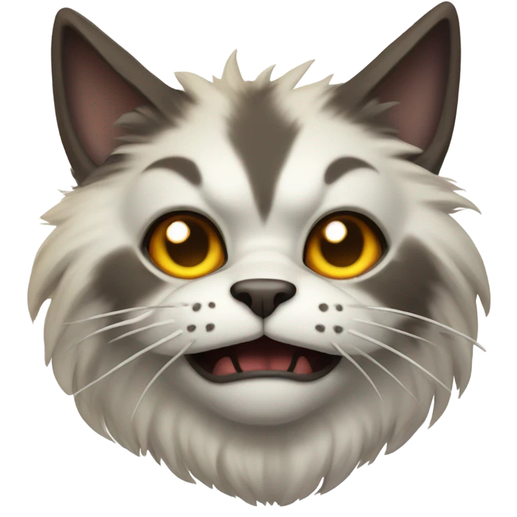 freaky cat emoji