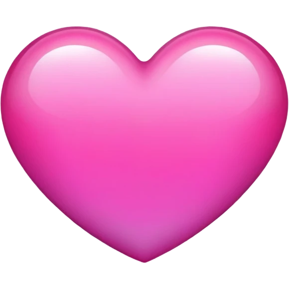 Radiant gradient pink heart 💗 emoji