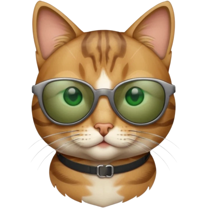 Cat wearing sunglasses emoji