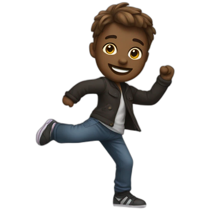 Chat qui danse emoji