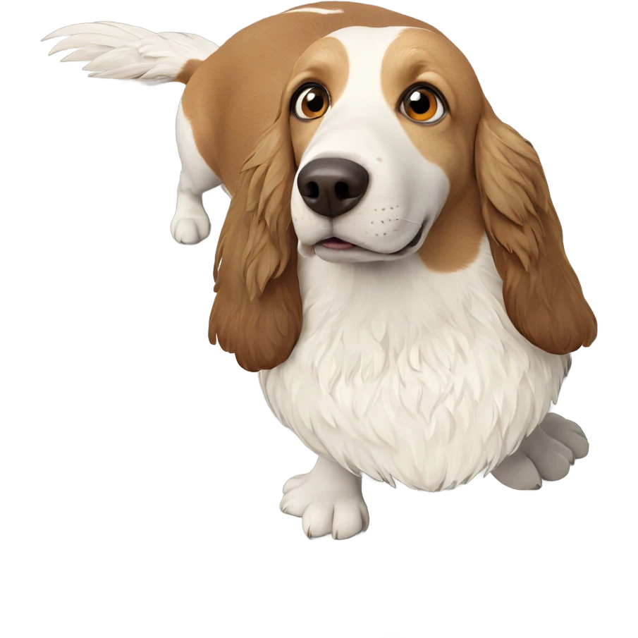 brown eyes with bird and dog emoji