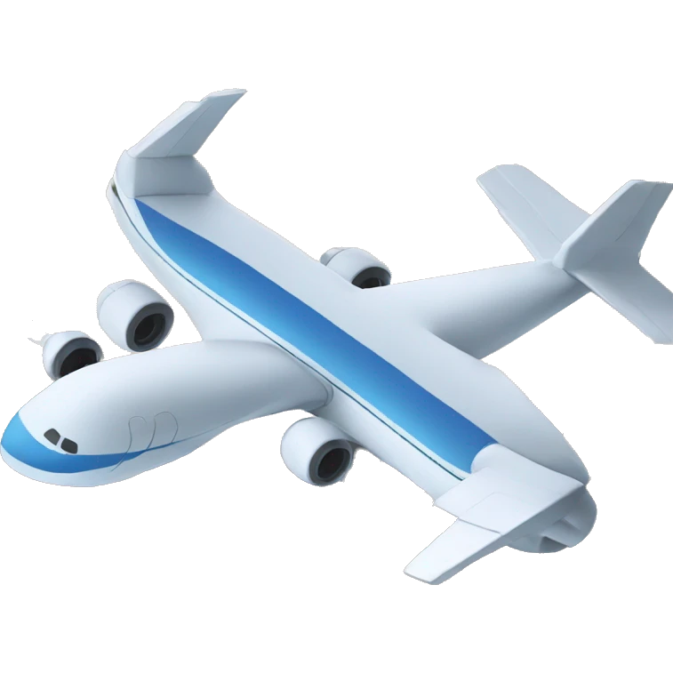 airplane flying over snowy mountains emoji