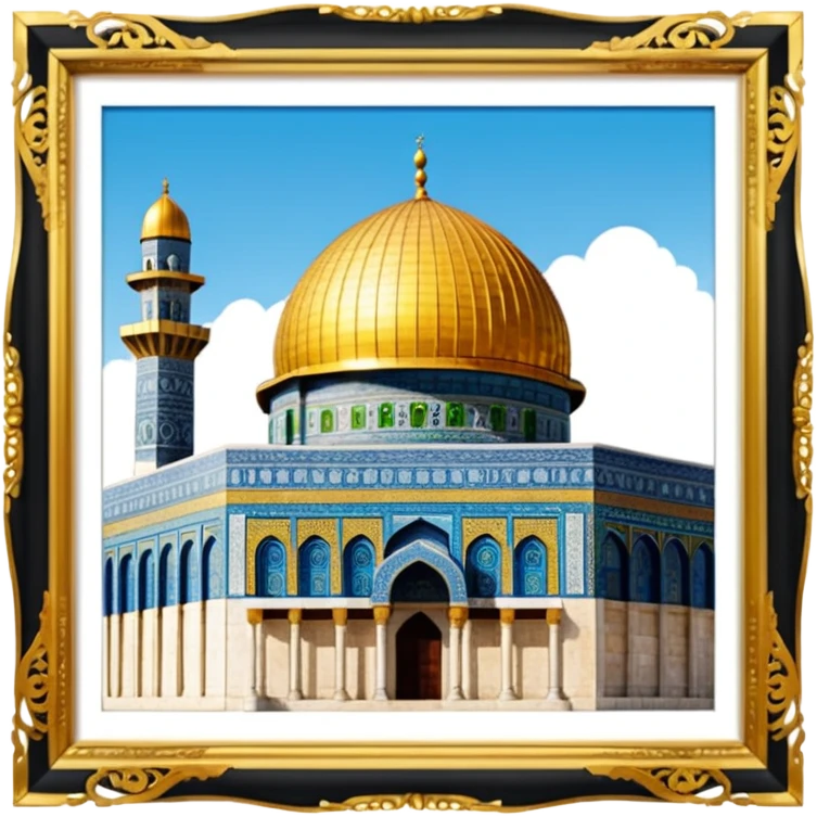 Dome of the rock, Palestine emoji