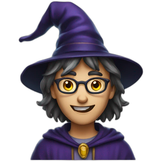 Chat sorcier emoji