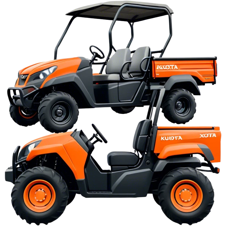 Farm Utility Vehicle (UTV) - Kubota RTV-XG850 (Model Year: 2021) (Iconic colour: Orange) emoji