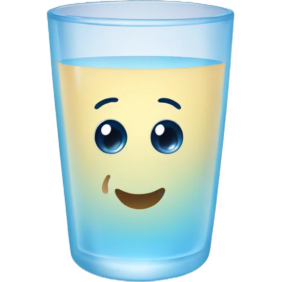 glass of water simple emoji