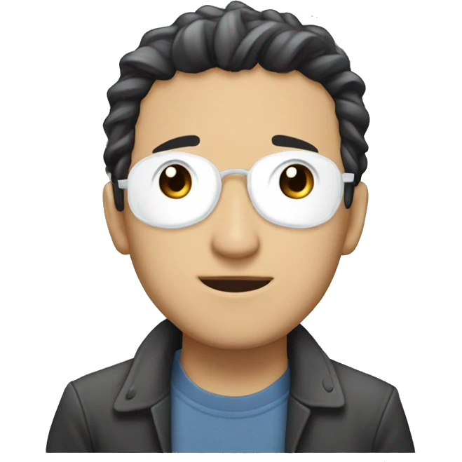 beyaz saçlı maskeli anime erkeyi emoji