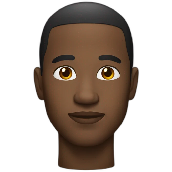 black man emoji