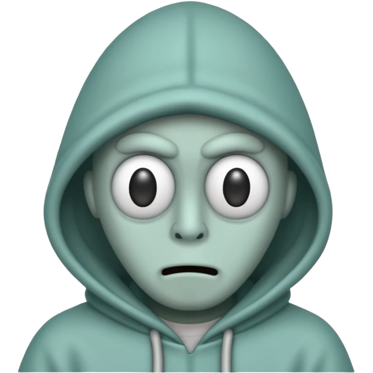 Squidward in the hood emoji