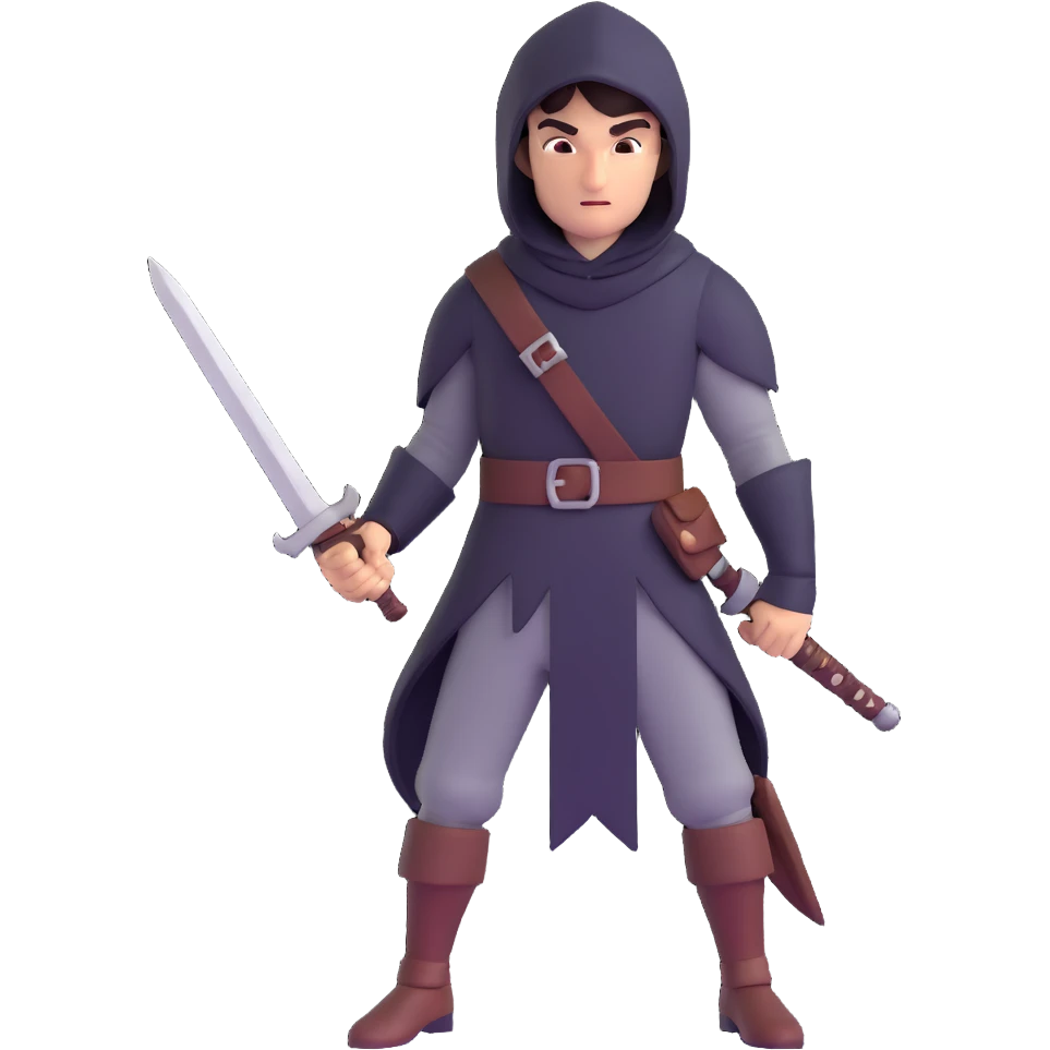 rogue thief with daggers emoji