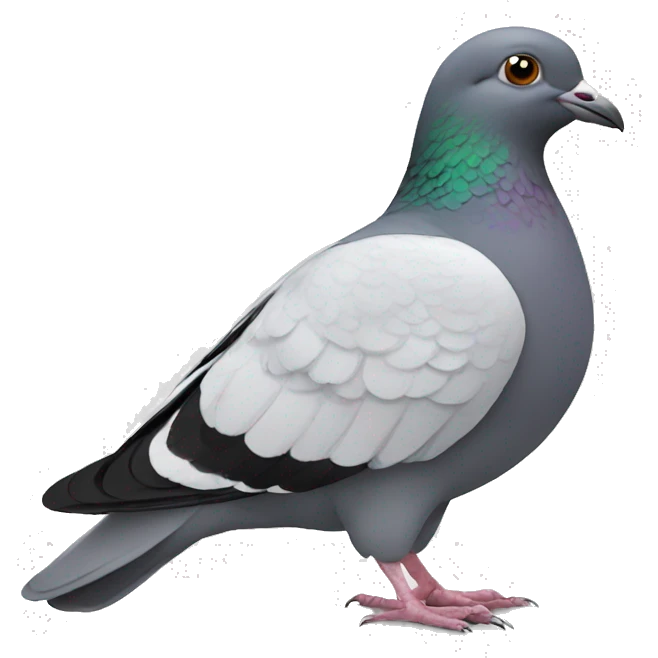 Pigeon front emoji