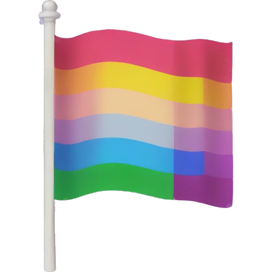 Omnisexual flag emoji