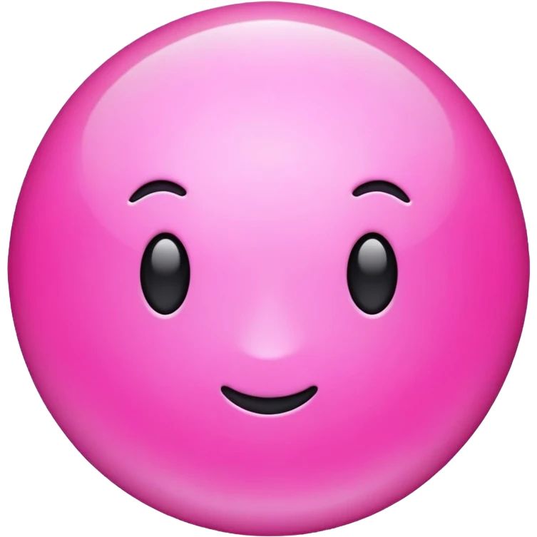 Pink emoji