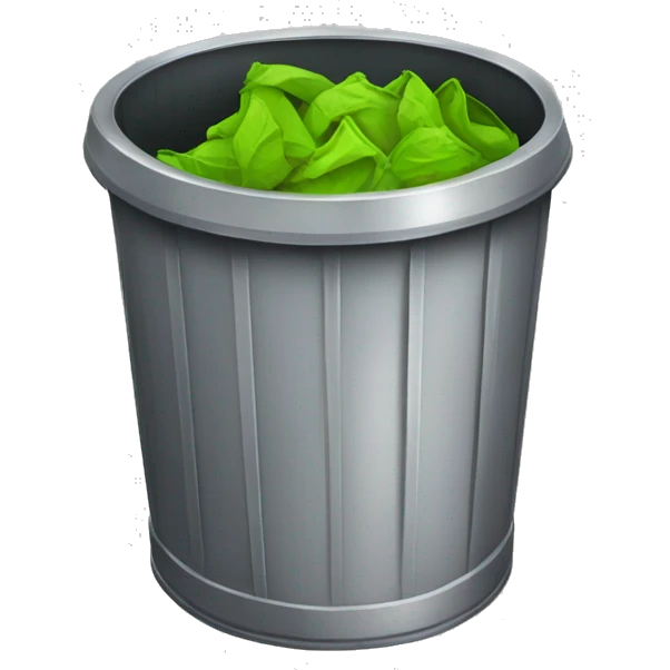 trashcan emoji