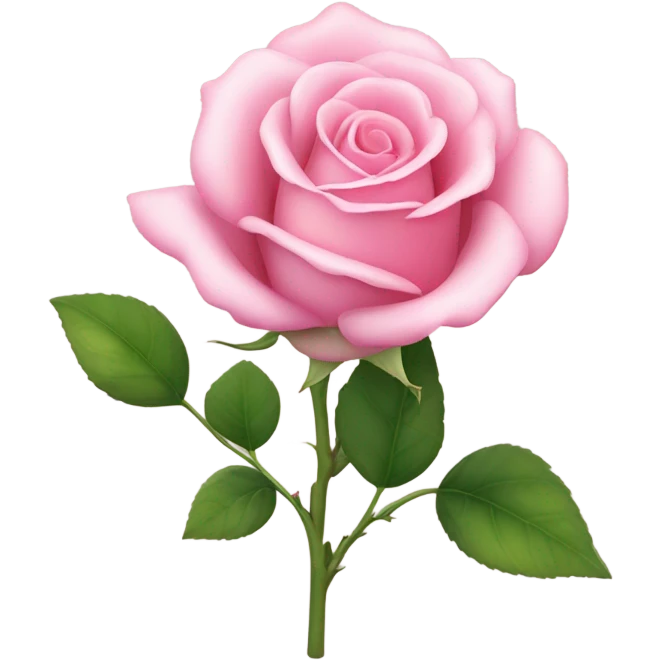 pink rose emoji