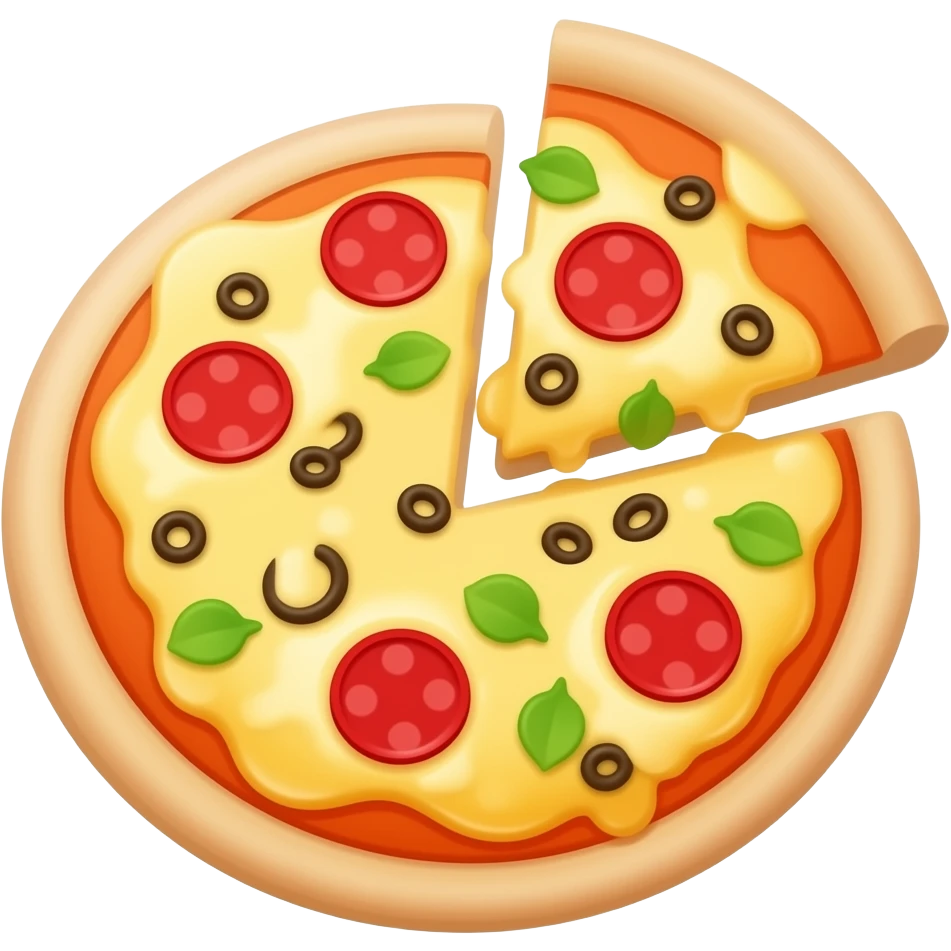 pizza Cheese loaded bread sticks. emoji