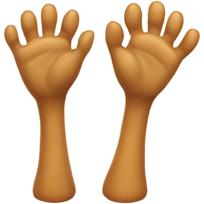 Two duck paws really  emoji