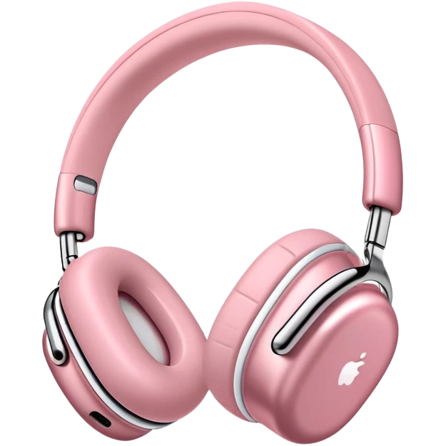 pink airpods max headphones emoji