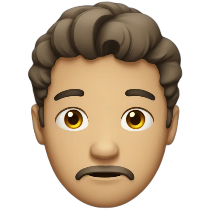 sad man emoji