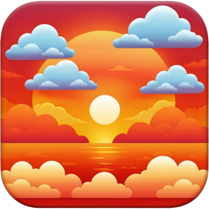 Sunset emoji