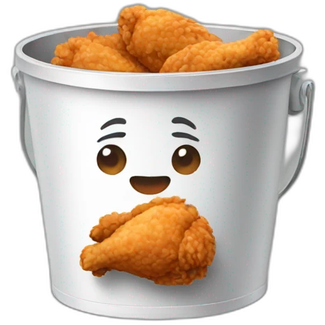 Fried Chicken Bucket emoji