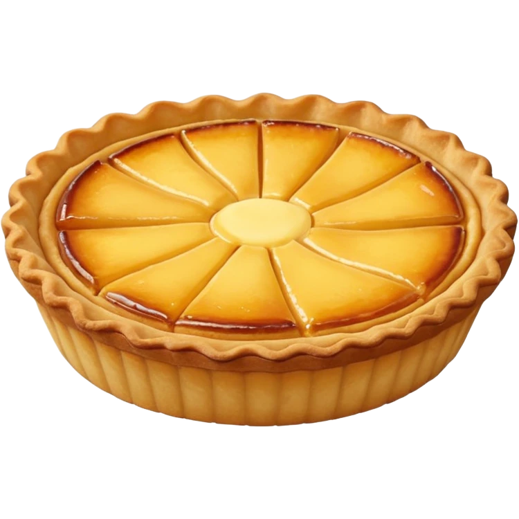 I want a Portuguese custard tart emoji emoji